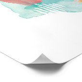 Faridas Abstrakt - Geruchsfarben 2 Poster (Ecke)