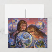 "Farie Postcard ! " Postkarte (Vorne/Hinten)