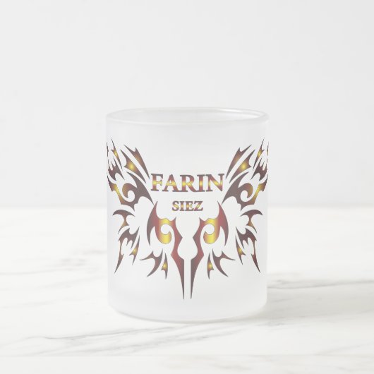 Farin Siez Glasbecher Mattglastasse (Mittel)