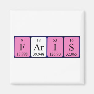 Faris Periodenmagnet Magnet