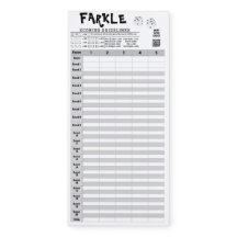 Farkle Score Sheets mit Regeln einfach wegreißen