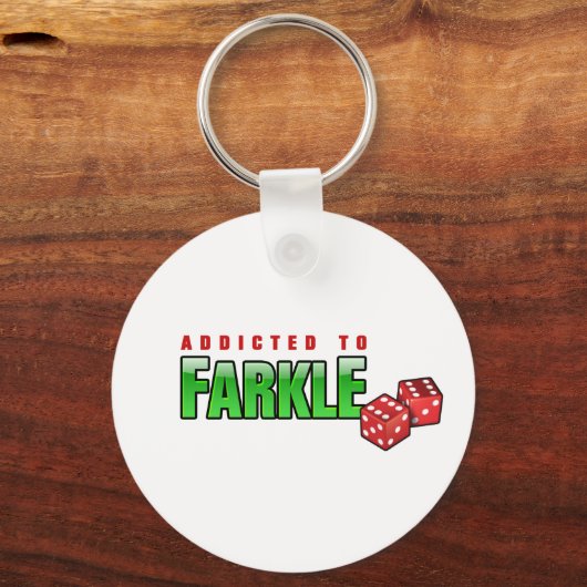 FARKLE - süchtig Schlüsselanhänger (Vorderseite)