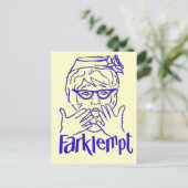 Farklempt Postkarte (Stehend Vorderseite)