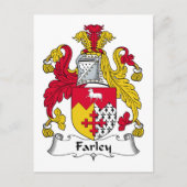 Farley Familienwappen Postkarte (Vorderseite)