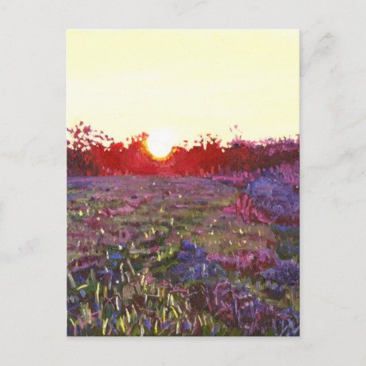 Farley Sonnenuntergang 2012 Postkarte (Vorderseite)