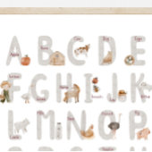 Farm Alphabet ABC Poster Kids Room Decor