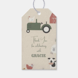Farm and Animals Birthday Gift Tags Geschenkanhänger