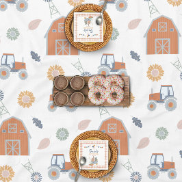 Farm Animal Barnyard Muster Geburtstag Tischdecke