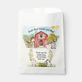 Farm Animal Barry Thema 2. Geburtstag Geschenktütchen