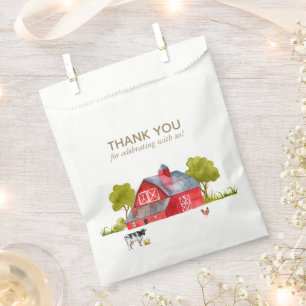 Farm Animal Birthday Celebration Fevor Bags Geschenktütchen
