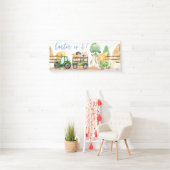 Farm Animal Birthday Party Banner (Insitu)