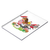 Farm Animal Christmas Notizblock (Linke Seite)