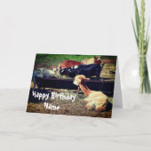 Farm Animal Friends Personalisierten Geburtstag Karte (Vorderseite)