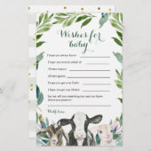 Farm Animal Green Boy wünscht sich ein Baby (Vorne/Hinten)