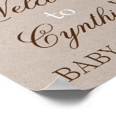 Farm Animal Party Welcome Sign Poster (Ecke)