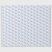 Farm Animal Toile (Blue) Geschenkpapier (Flach)
