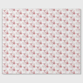 Farm Animal Toile (Red) Geschenkpapier (Flach)
