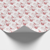Farm Animal Toile (Red)  Geschenkpapier (Ecke)