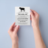Farm Animal Veterinary Services Cow Flyer (Gruppe)