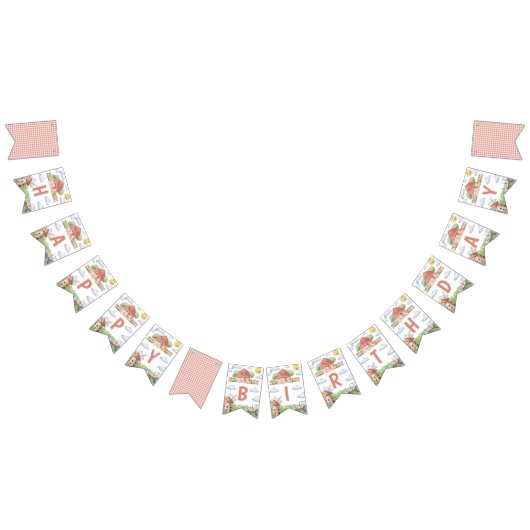 Farm Animals 1st Birthday Banner (Alle)