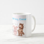 Farm Animals Band Geburtstag Kaffeetasse (VorderseiteRechts)