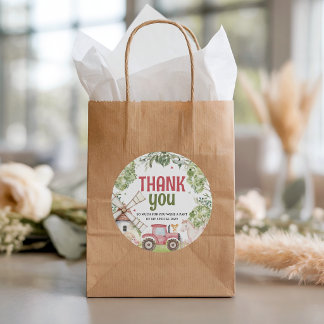 Farm Animals Birthday Favor Tags Geschenkanhänger