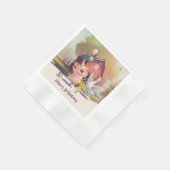 Farm Animals Birthday Party Paper Serviette (Ecke)