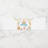 Farm Animals Birthday Party Wasserflaschenetikett (Einzelnes Label)