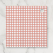 Farm Animals Birthday Thank You Card Geschenkanhänger (Rückseite)