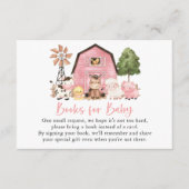 Farm Animals, Cute Animals, Barn, Books For Baby Begleitkarte (Vorderseite)