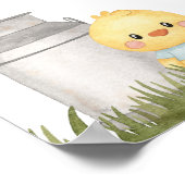 Farm Animals, Cute Animals, First Birthday Welcome Poster (Ecke)