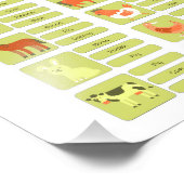 Farm Animals Identification Educational Worksheet Fotodruck (Ecke)