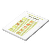 Farm Animals Identification Educational Worksheet Notizblock (Rotiert)