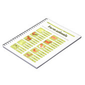 Farm Animals Identification Educational Worksheet Notizblock (Linke Seite)