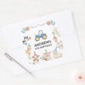 Farm Animals Kids Birthday Party Favor Stickers (Umschlag)