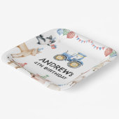 Farm Animals Kids Birthday Party Paper Plates Pappteller (Gewinkelt)