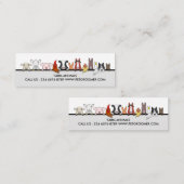 Farm Animals Sheep Chicken Cow customer small Mini Visitenkarte (Vorne/Hinten)