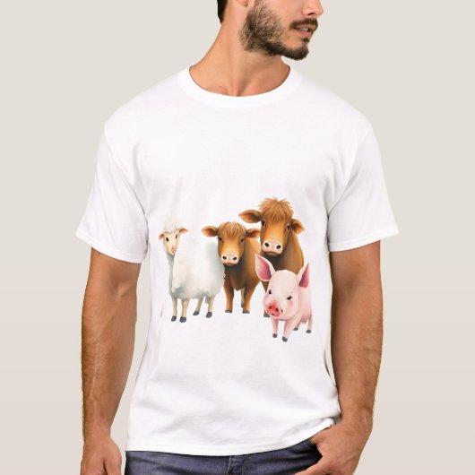 Farm Animals T-Shirt (Vorderseite)