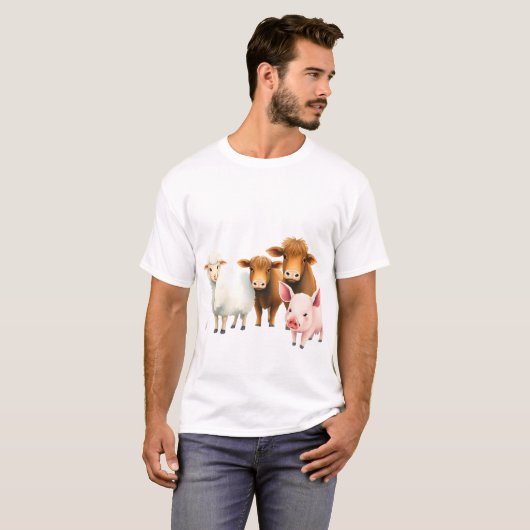 Farm Animals T-Shirt (Vorne ganz)