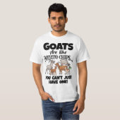 Farm Apparel Meme Pun Funny Goat T-Shirt (Vorne ganz)