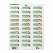 Farm Babies Barnyard PRINTABLE ADRESSE ETIKETTEN (Vorne)