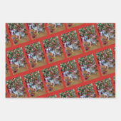 Farm Baby Christmas Wrapping Paper Geschenkpapier Set (Vorderseite)