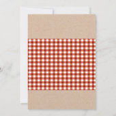 Farm Baby Dusche Einladung (Rückseite)