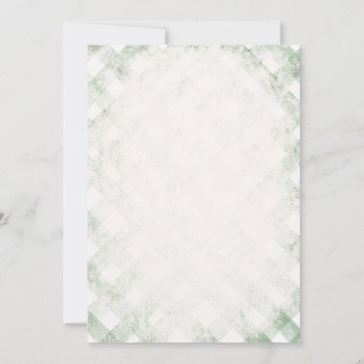 Farm Baby Dusche Einladung Boy Boho (Rückseite)