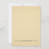 Farm Baby Dusche Einladung rustikal (Rückseite)