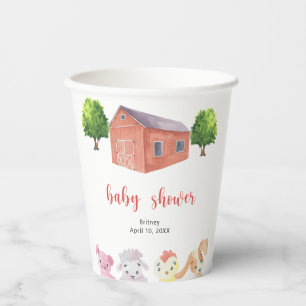 Farm-Baby-Party - Baby-Party Pappbecher