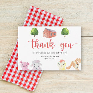 Farm-Baby-Party - danke