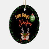 Farm Baby's First Christmas Ornament (Rechts)