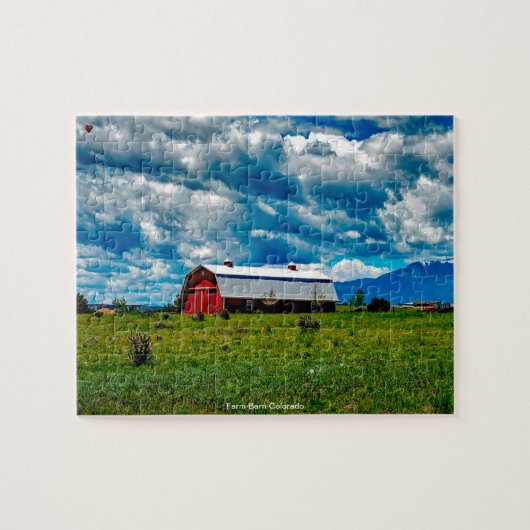 Farm Barn Colorado Puzzle (Horizontal)