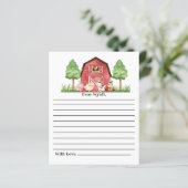 Farm Barnyard 1st Time Kapselkarte (Stehend Vorderseite)